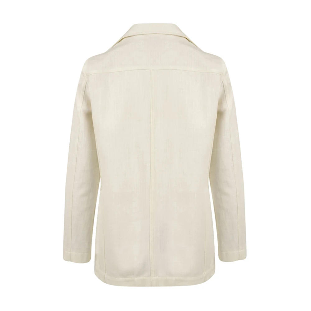 Attic and Barn Crème Jas Model Atja004 Beige Dames