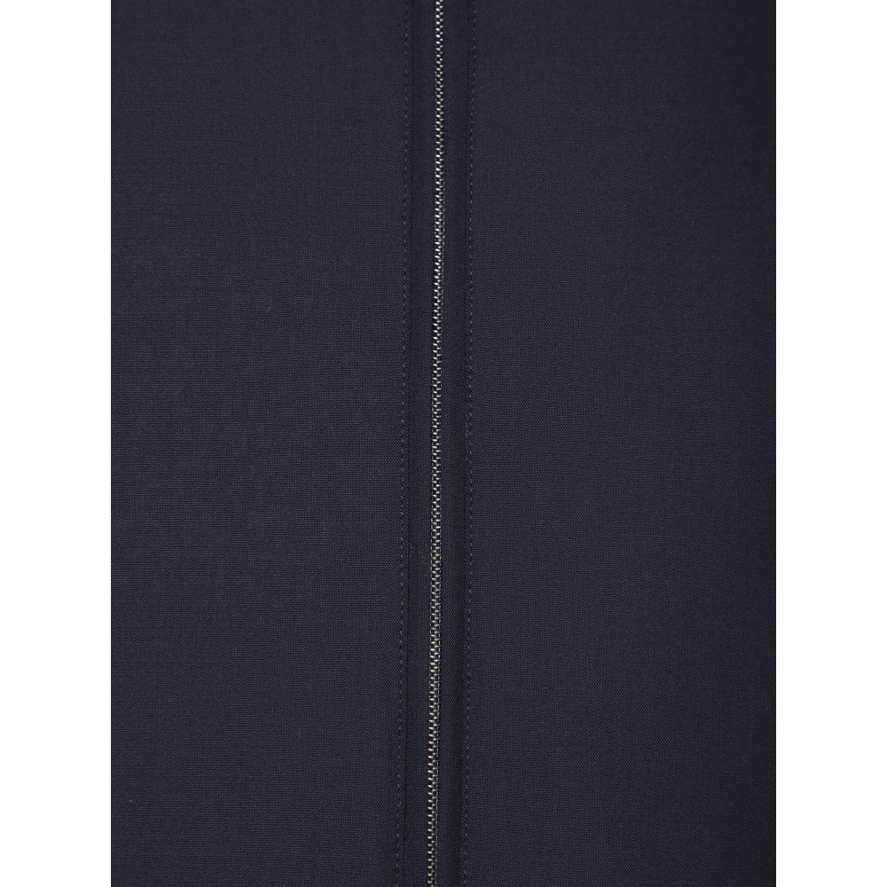 Herno Bomberjack met rechte zoom en ritssluiting Blue Heren