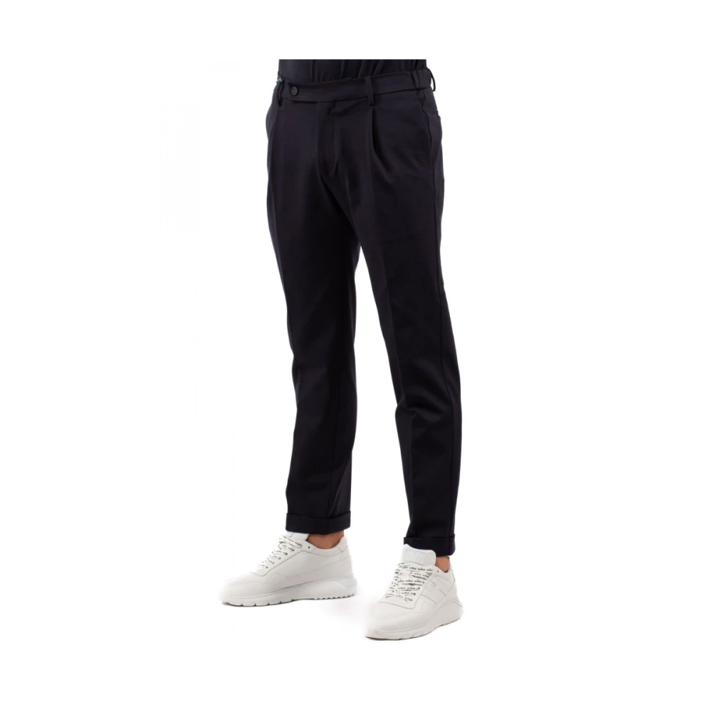 Berwich Herenbroek Klassieke Stijl Blue Heren