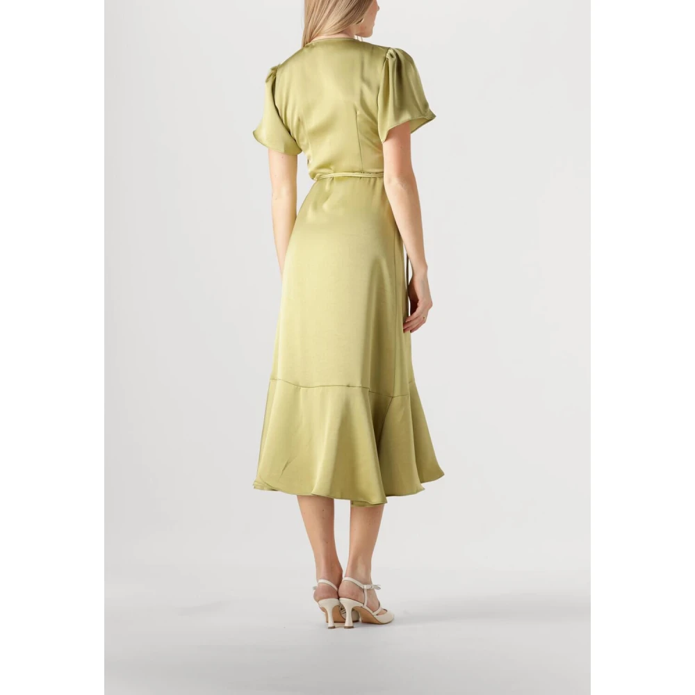 Notre-v Groene Midi Jurk Nv-Frida Stijl Green Dames