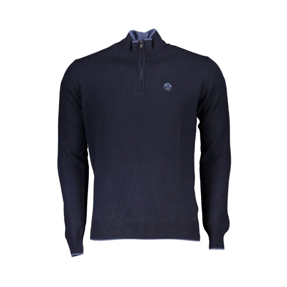 North Sails Men's Blue Polyamide Pullover With Roll Neck - Turtlenecks - Xl - Knitwear