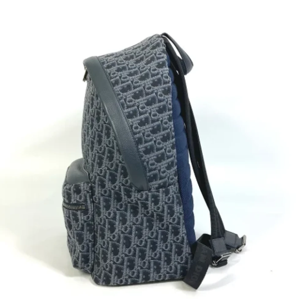 Dior Vintage Pre-owned Fabric dior-bags Blue Dames