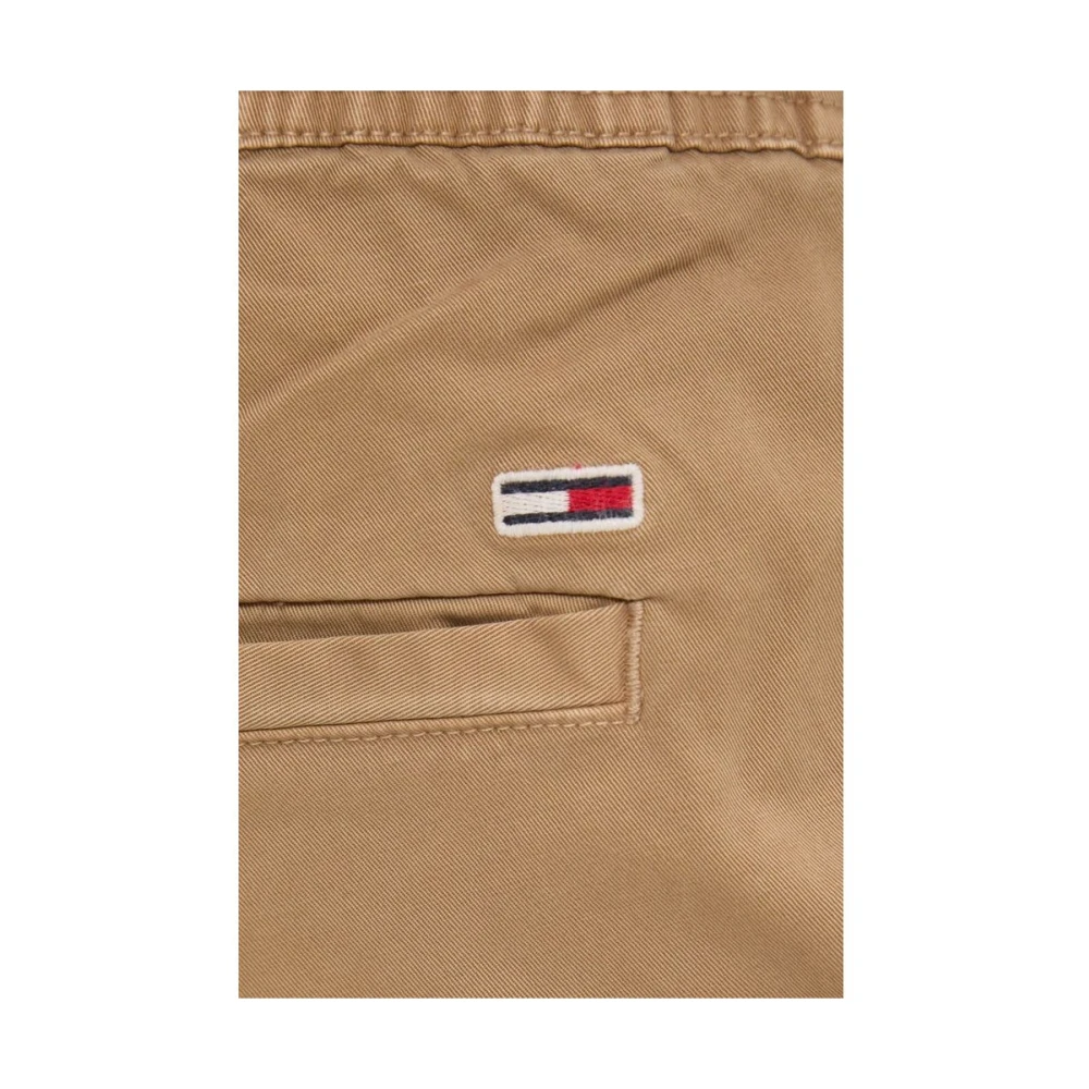 Tommy Jeans Beige Katoenen Jeans & Broek Beige Heren