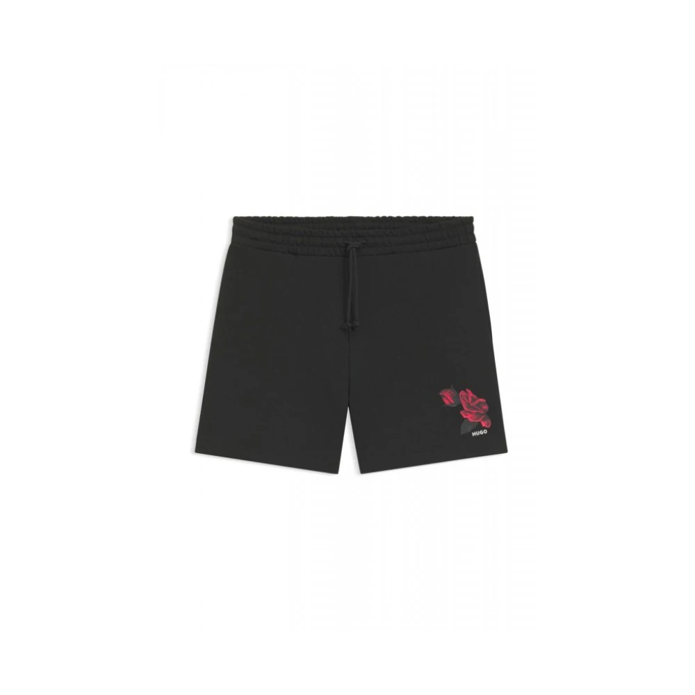 Hugo Men's Black Casual Shorts, L, Dagety Shorts