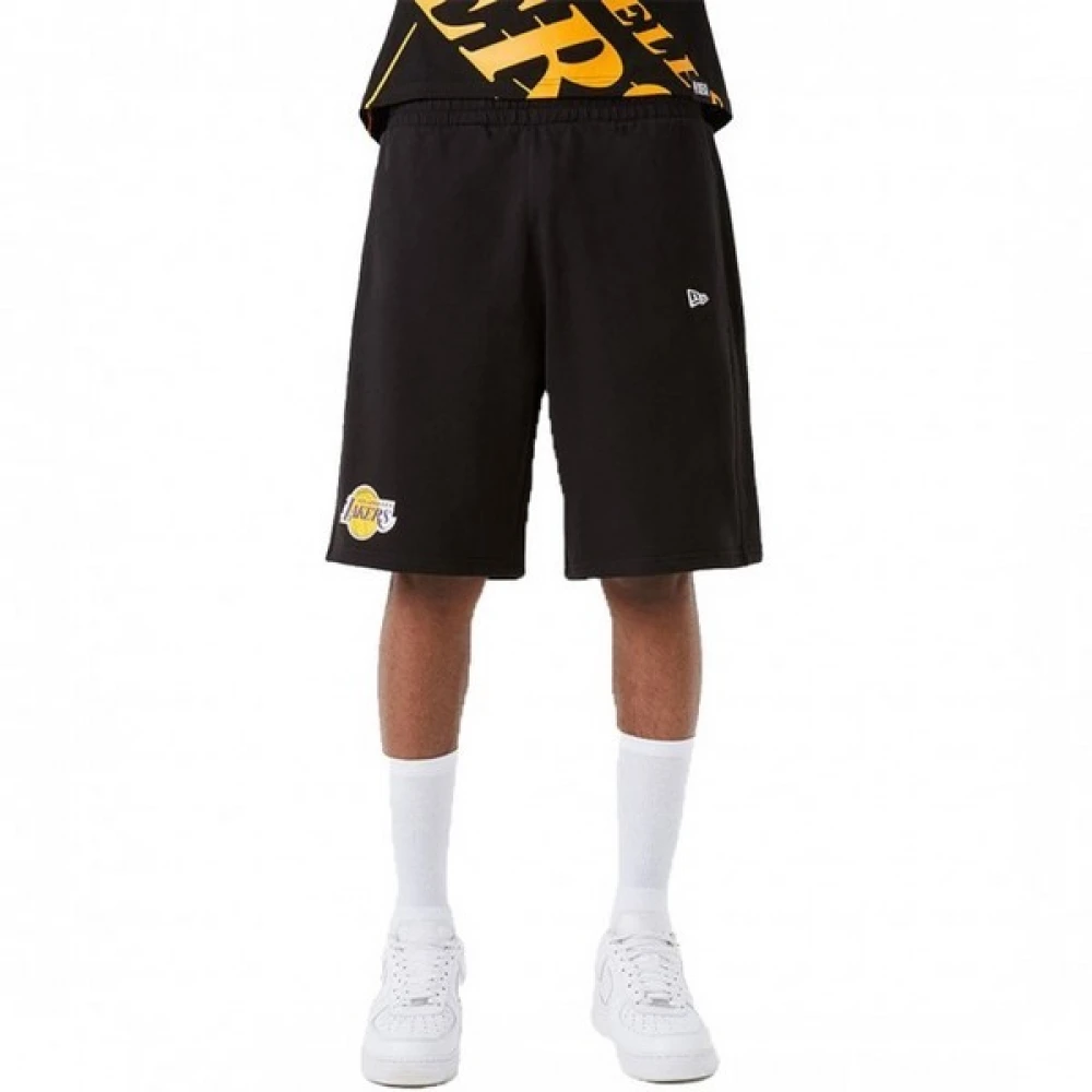 New Era Sweatshorts Lakers NBA Team Logo Black, Herr