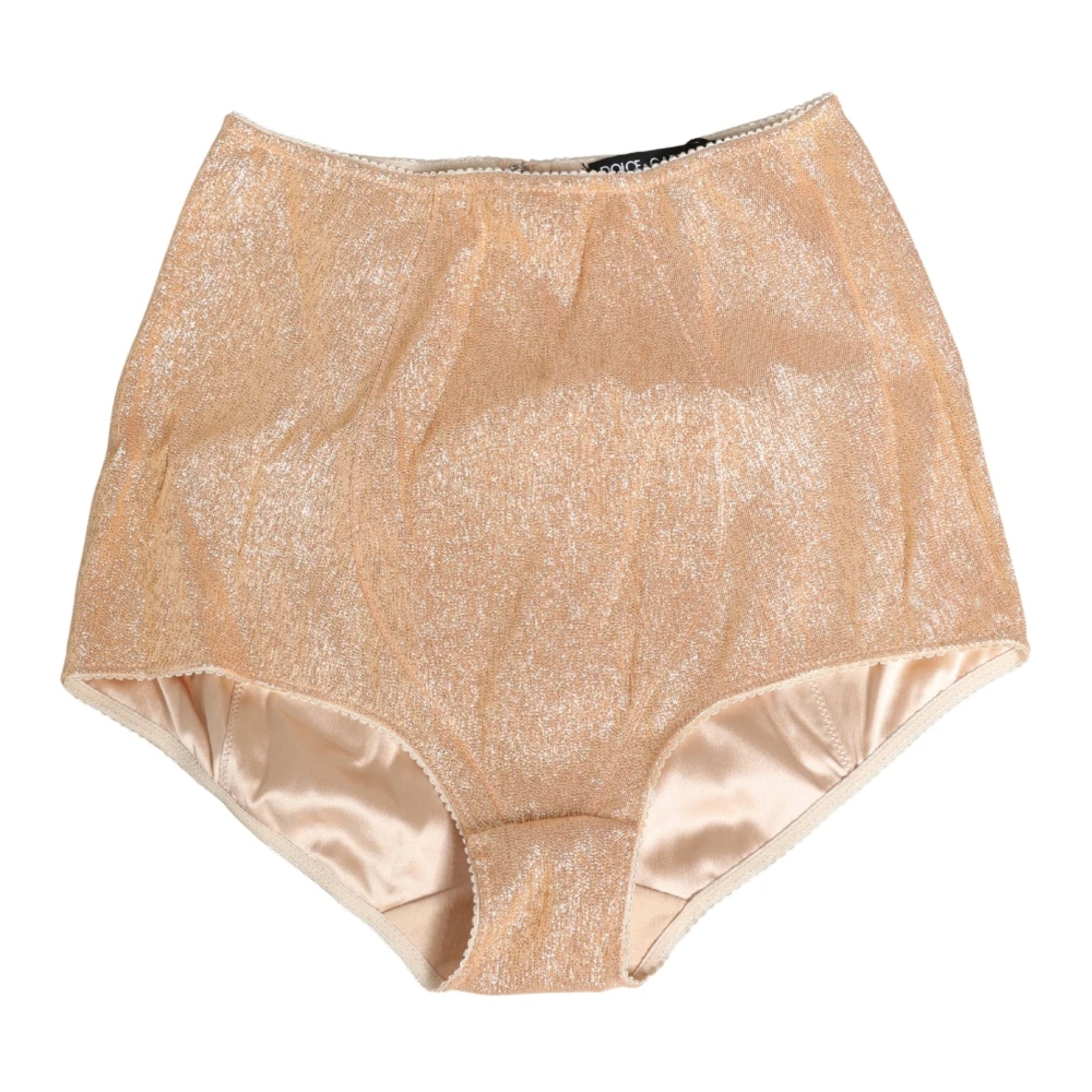 Dolce & Gabbana Women's Beige Underpants, M, High Waist Girdle Panty