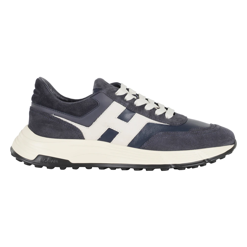 Hogan Men's Black Sneakers, 8 Uk, Hyperlight Lace-Up H
