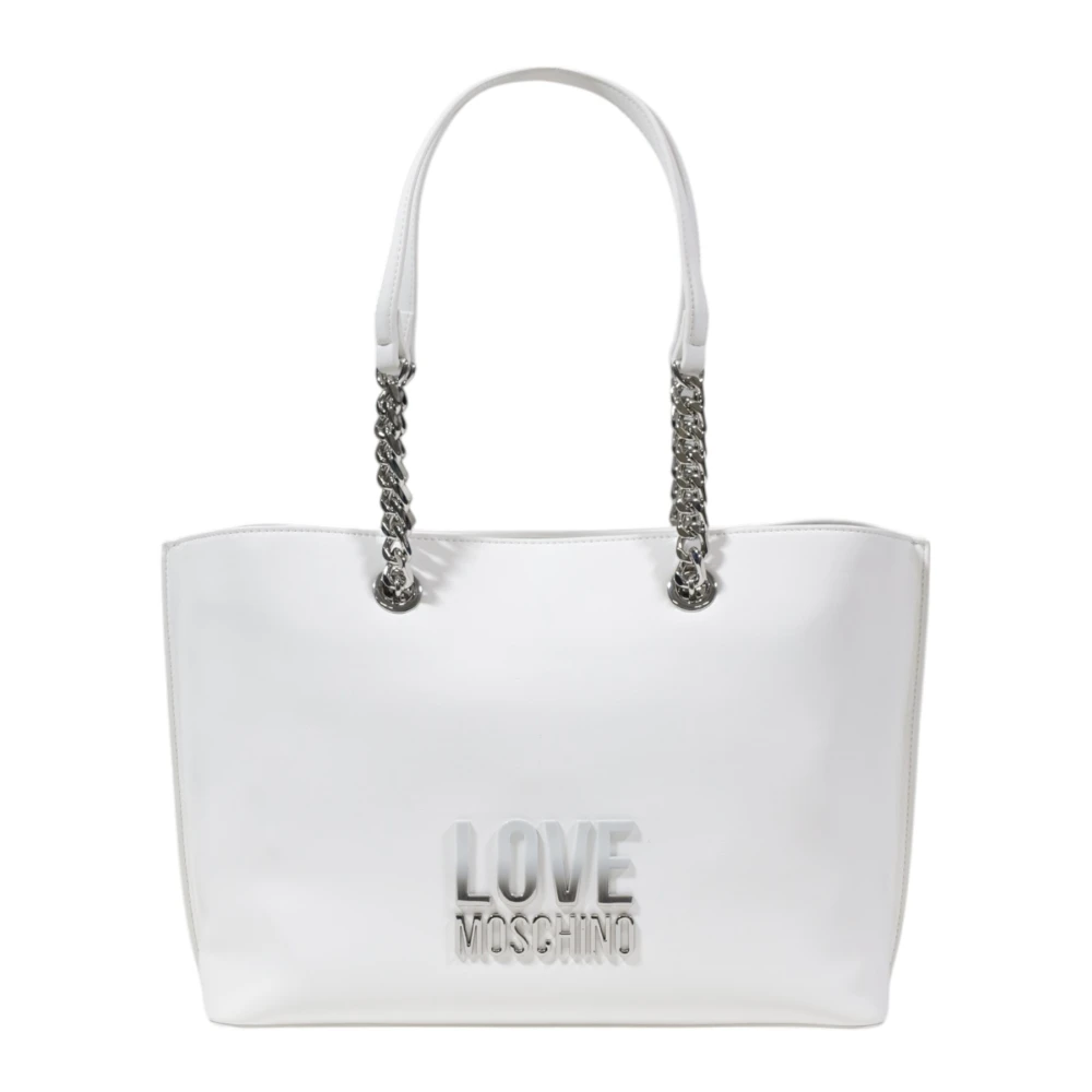 Love Moschino Lente Zomer Dames Tassen Collectie White Dames