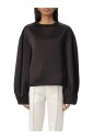 haut-noir-en-satin-avec-manches-ballon