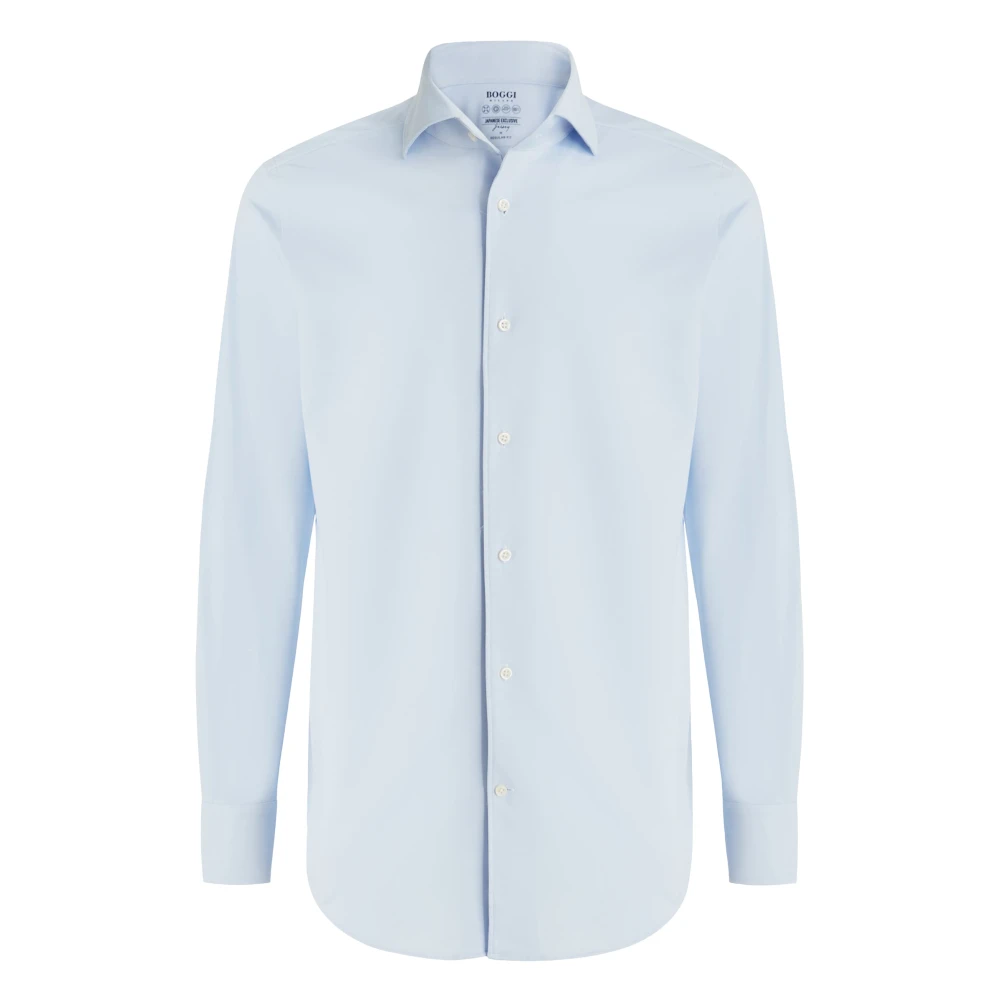 Boggi Milano Herren Blau Shirts, Lgröße: