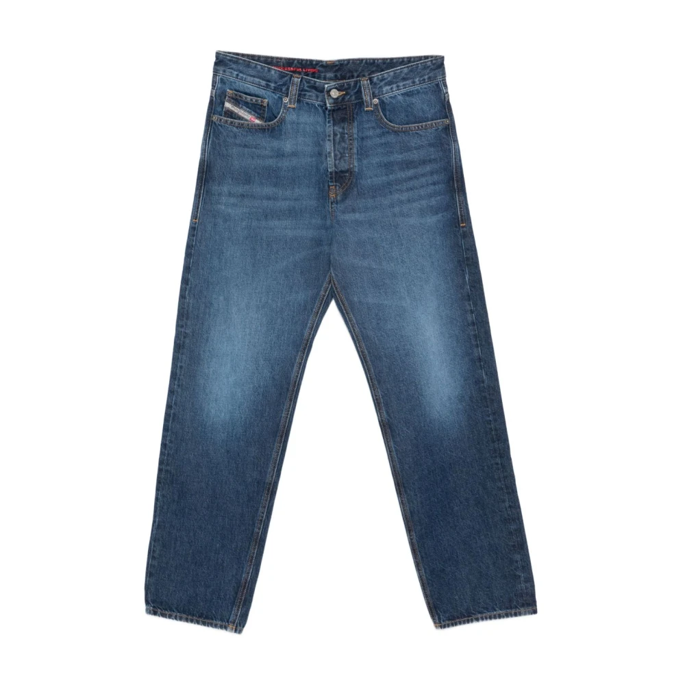 Diesel Regular Jeans 2024 D-Macs - Male - Straight Fit Jeans - Blue - W30 - Jeans