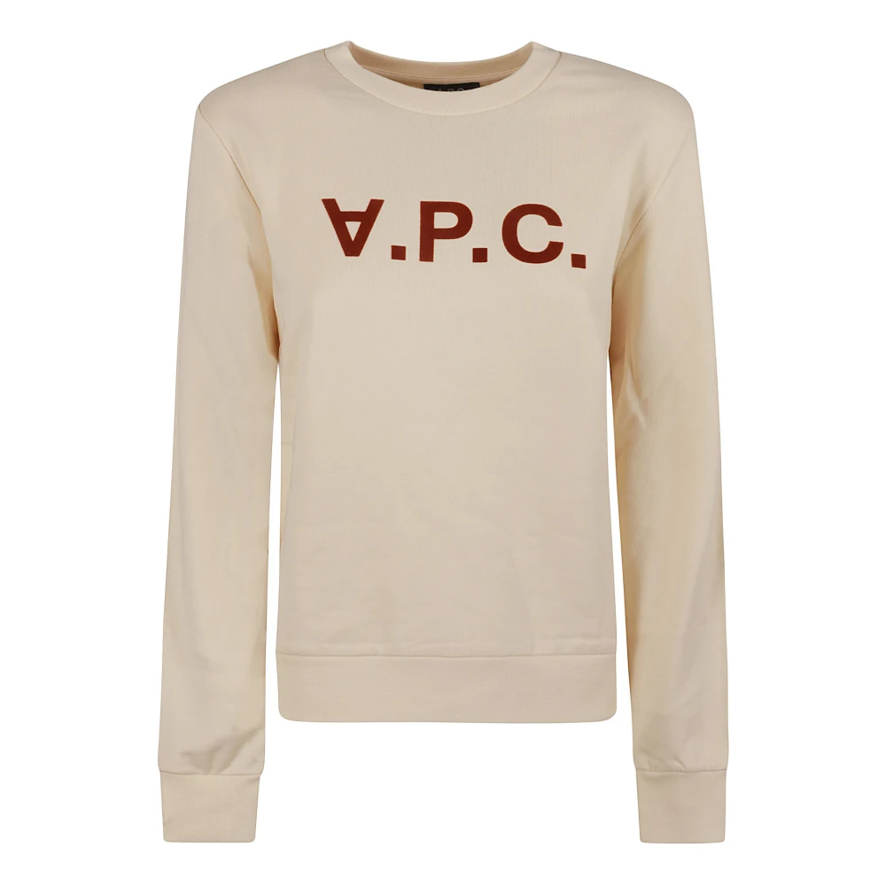 A.p.c. Beige Truien Sweat Viva Beige Dames