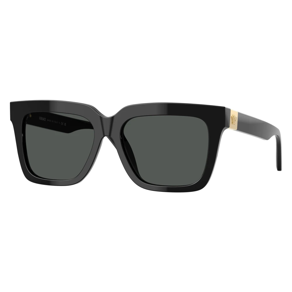 Versace Women's Black Square Sunglasses - Sunglasses - 55 Mm - Accessories