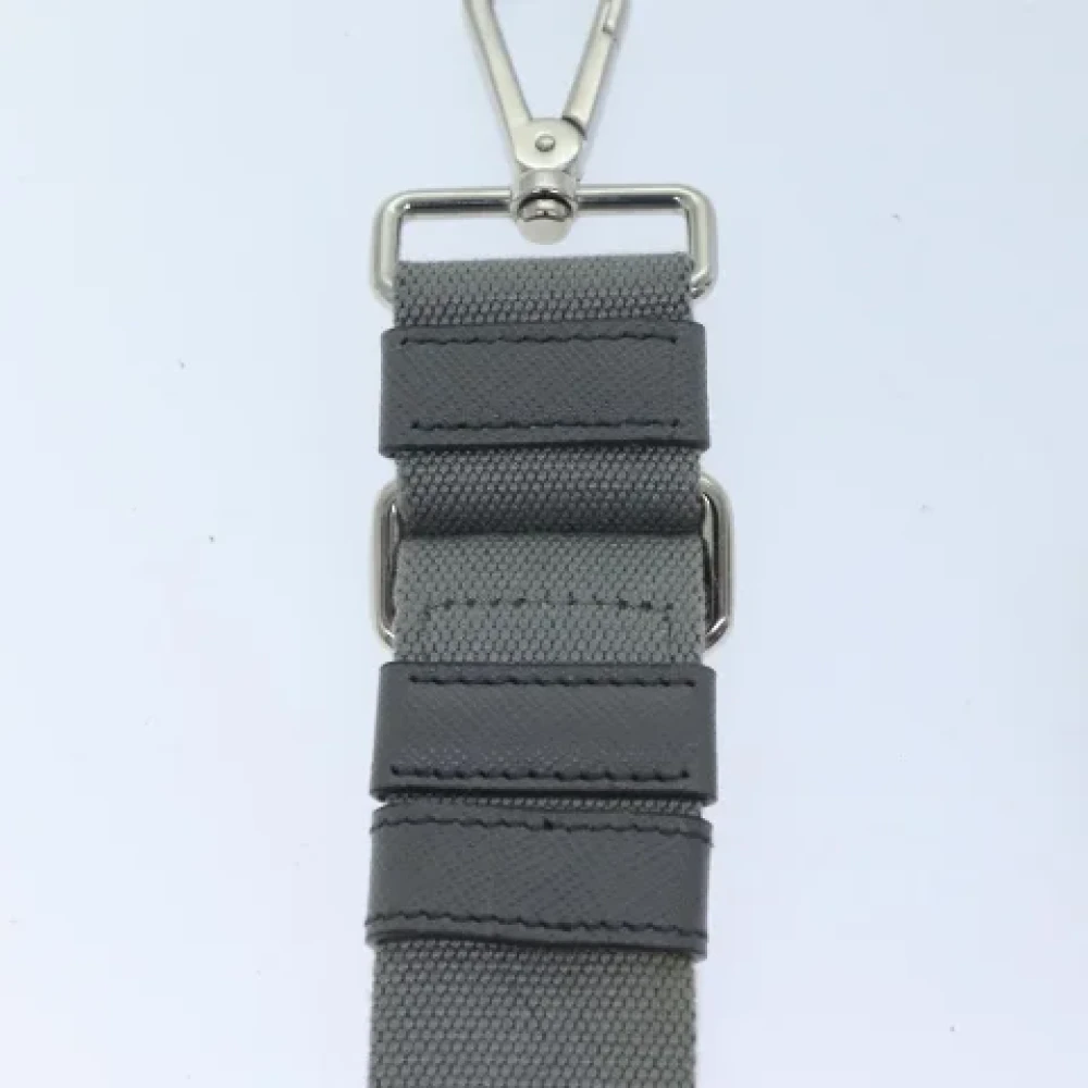 Prada Vintage Pre-owned Canvas home-office Gray Dames