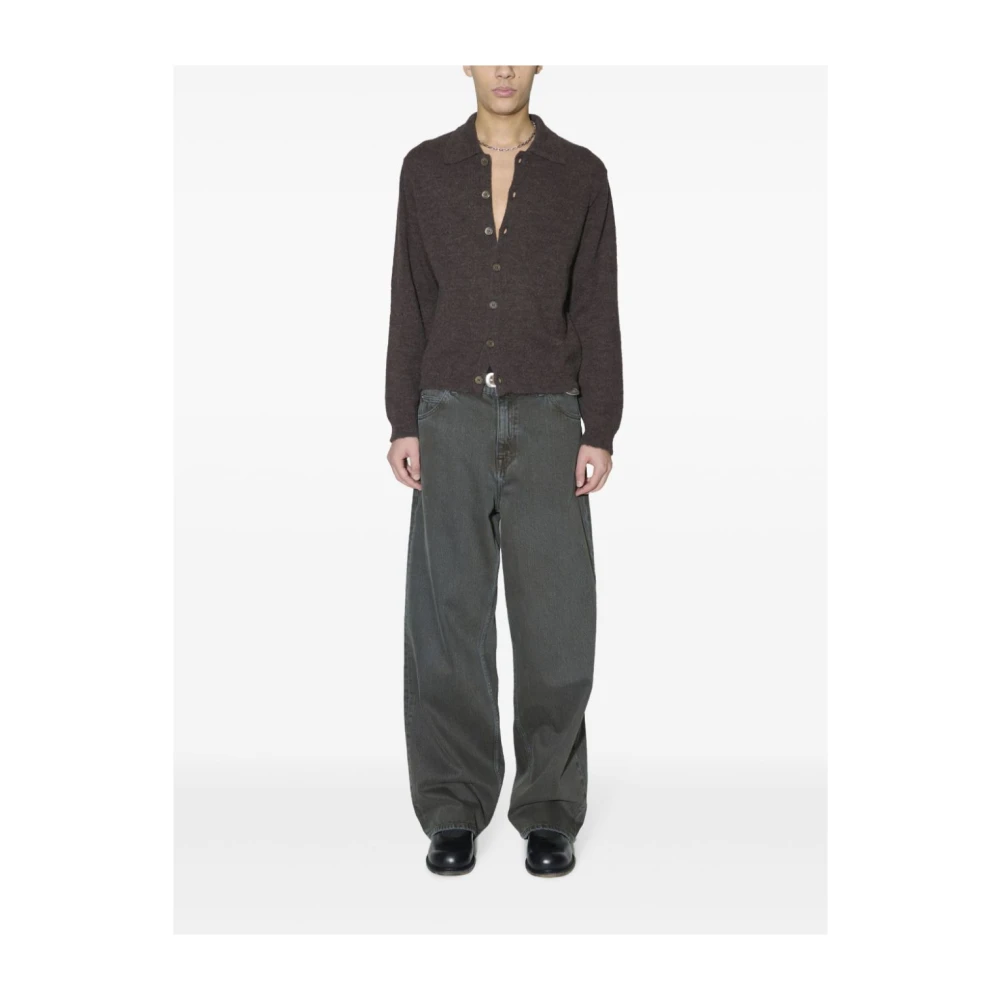 Our Legacy Rookbruine Alpaca Avondpolo Brown Heren