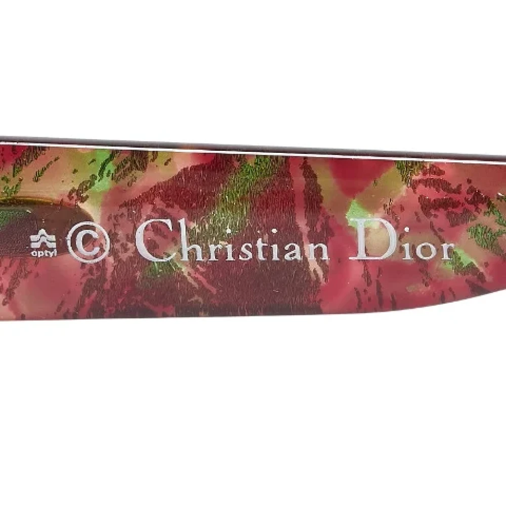 Dior Vintage Pre-owned Plastic sunglasses Brown Dames