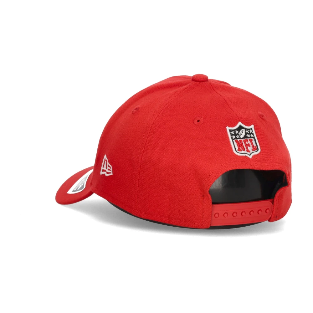 new era Curvy Visor Hat NFL Draft 24 Red Unisex