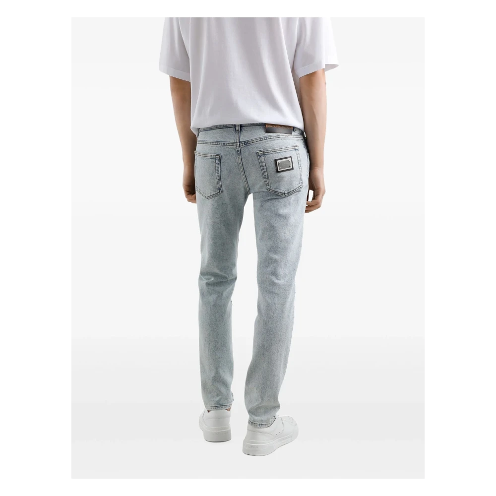 Dolce & Gabbana Heldere Blauwe Jeans Blue Heren