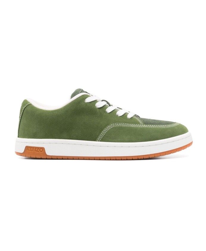 sneakers-vertes-avec-semelle-en-caoutchouc