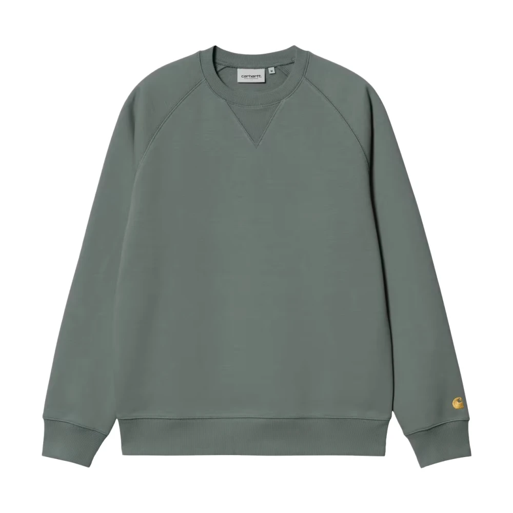Carhartt Wip Men's Green Sweatshirts, M, Chase Sweatshirt