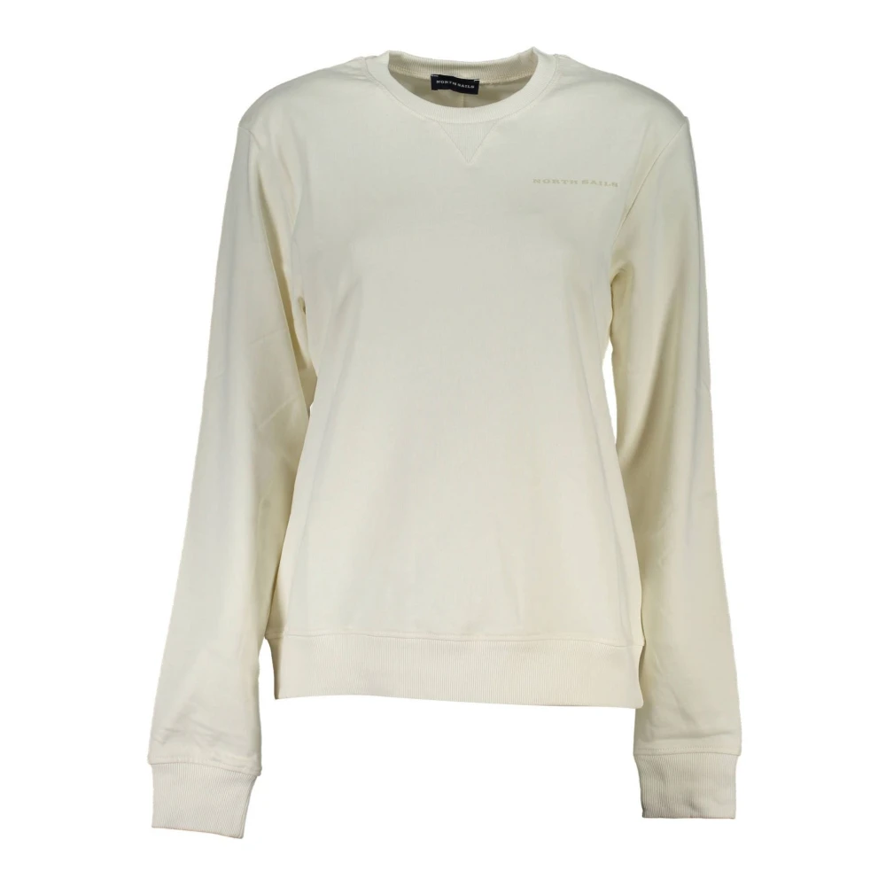 North Sails Witte Sweatshirt met Print en Lange Mouwen White Dames