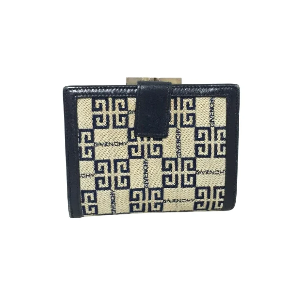 Givenchy Pre-owned Canvas wallets Beige Dames