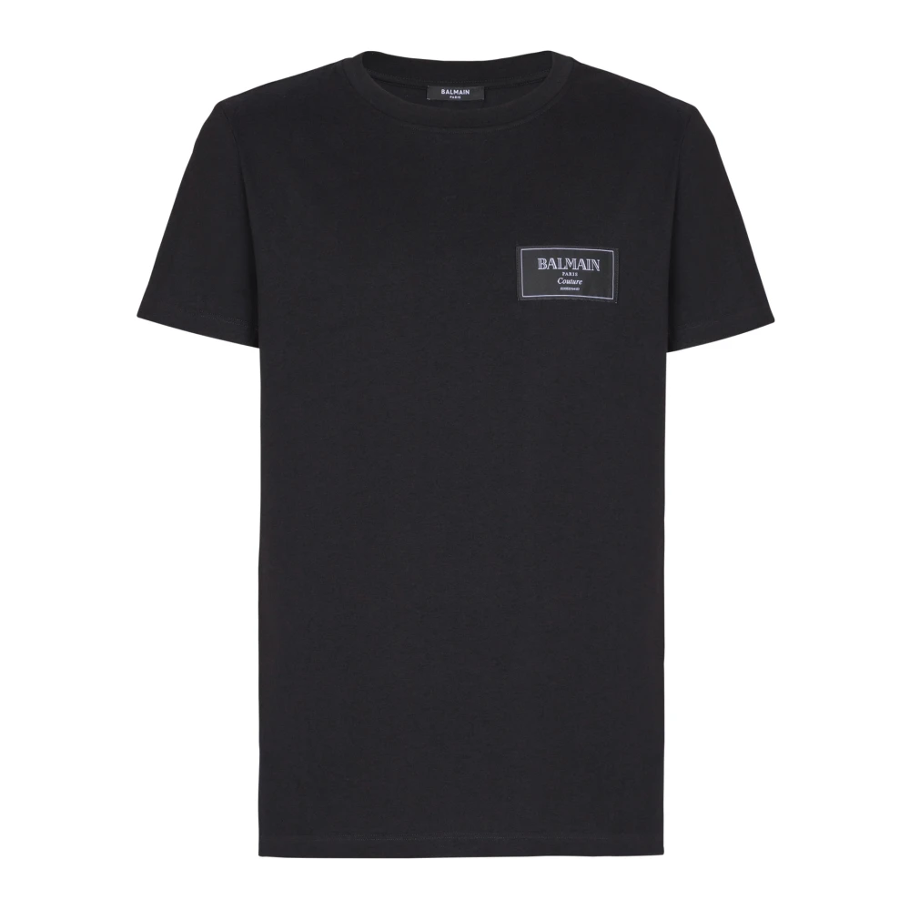 Balmain - Tops > T-Shirts - Black - Balmain - Modalova