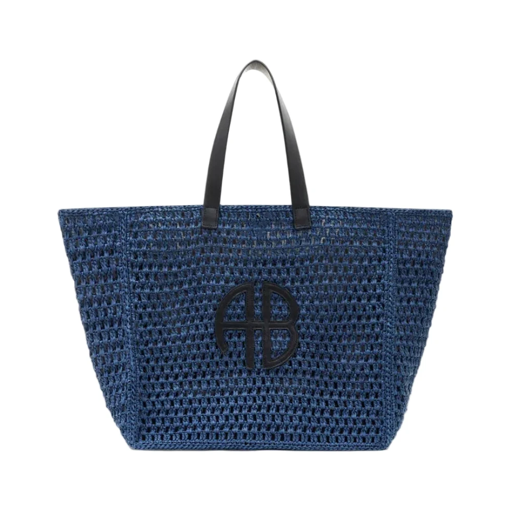 Anine Bing Women's Blue Large Rio Tote - Shopping Bags - One Size - Bags
