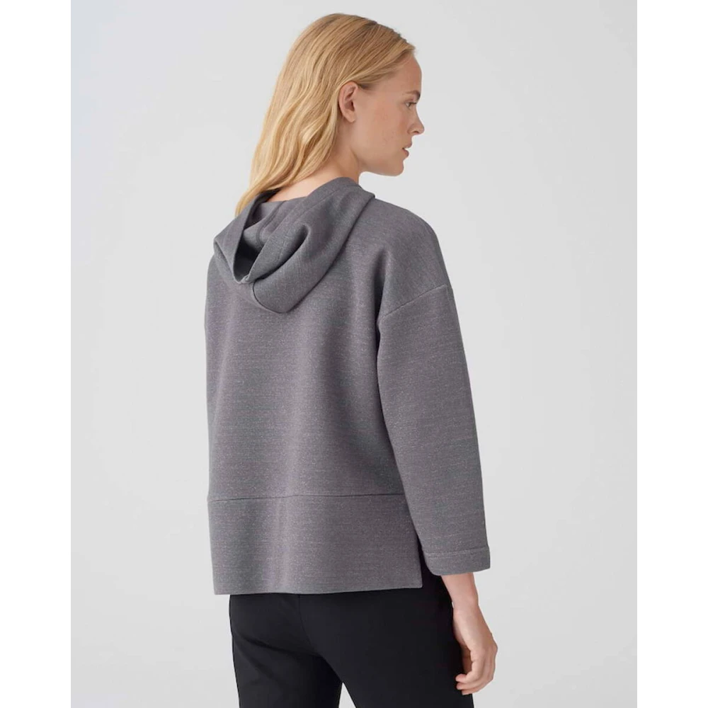 Opus Glitterende Sweater Gray Dames