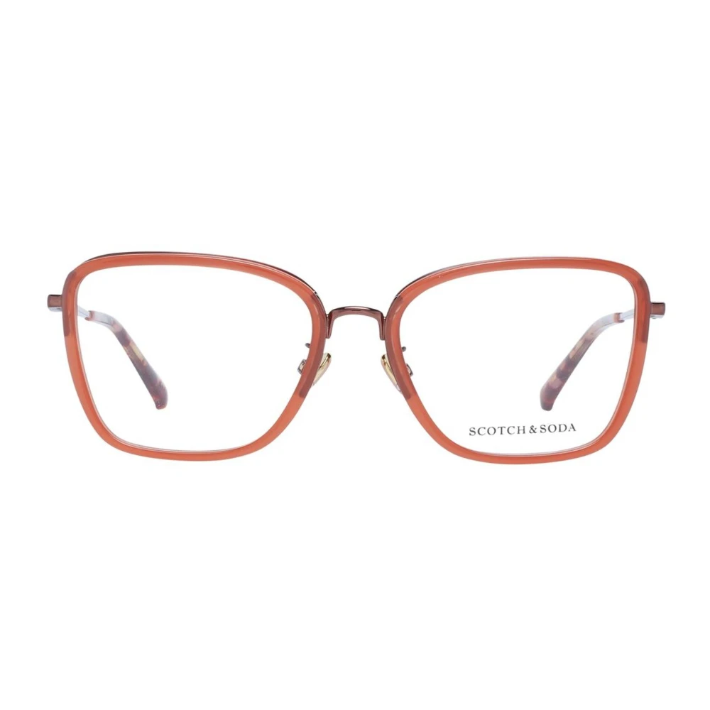 Scotch & Soda Rode Vierkante Optische Frames Red Dames