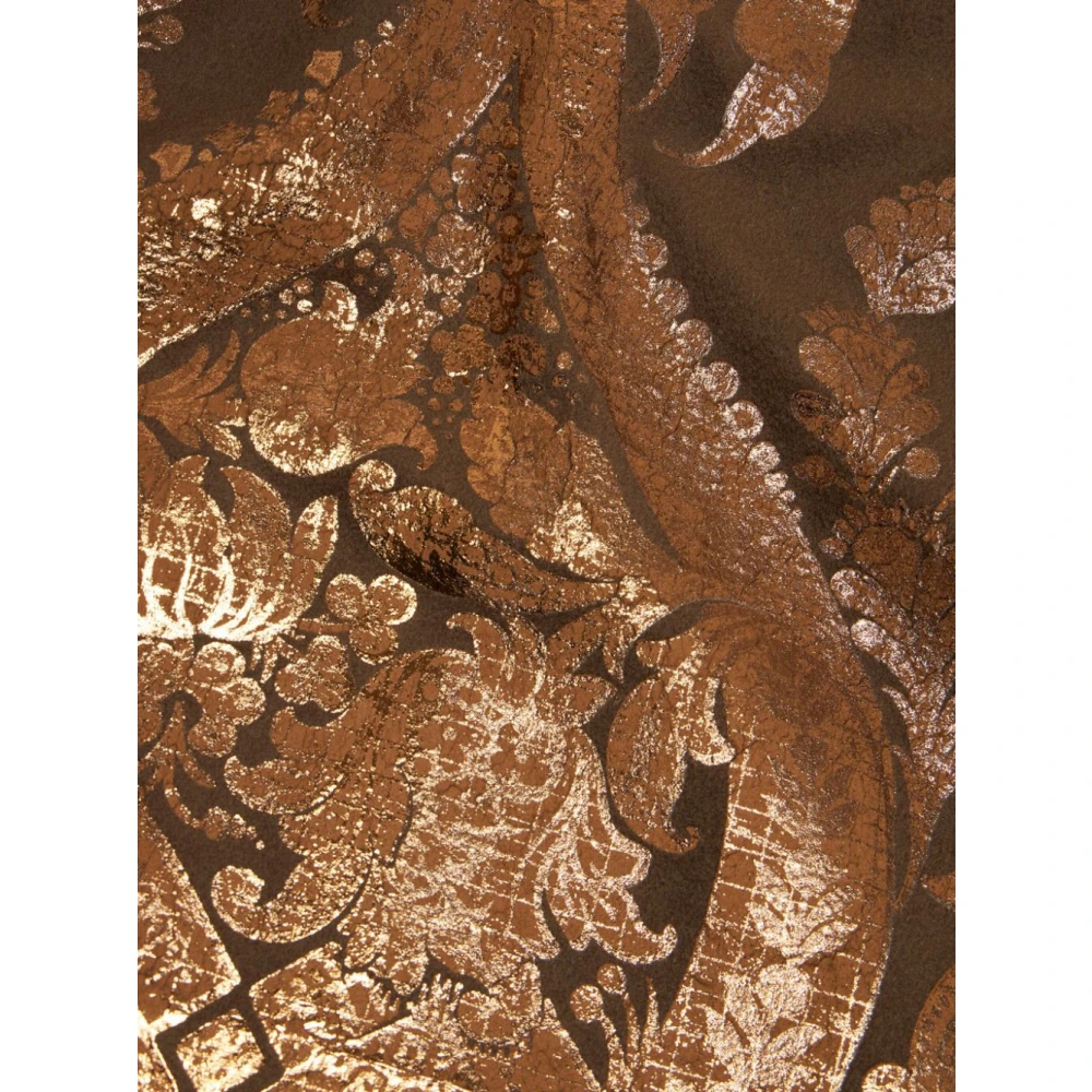 ETRO Bloemen Suède Rok Brown Dames