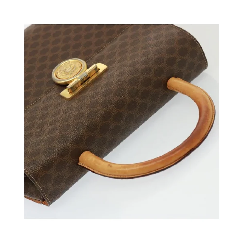 Celine Vintage Pre-owned Leather handbags Brown Dames