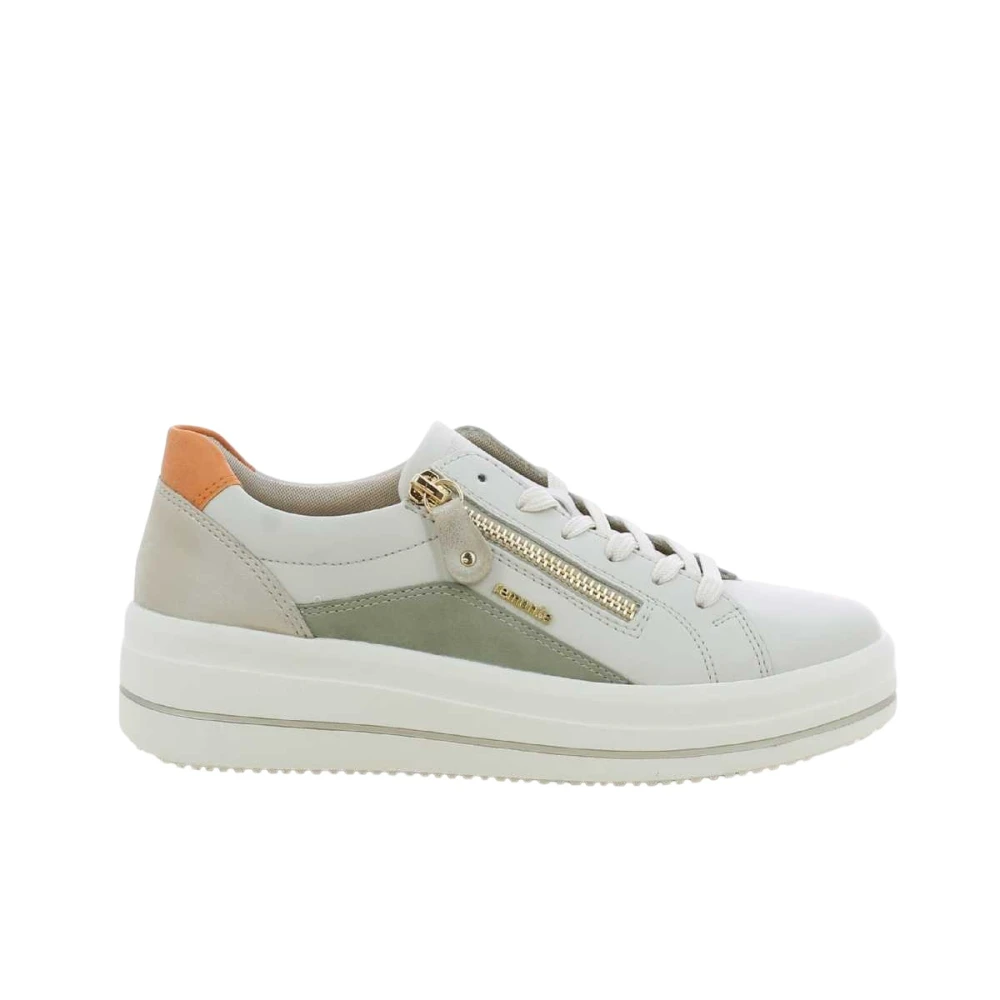 Remonte Groene Damesschoenen Stijlvol Model Dames Schoenen Beige