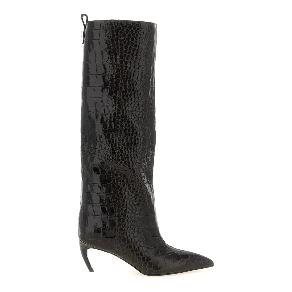 The Attico Lea Boot - Female - Heeled Boots - Brown - 6 Uk - Shoes
