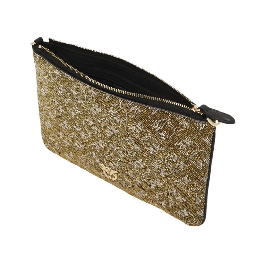 pinko Stijlvolle Leren Tas voor Vrouwen Brown Dames
