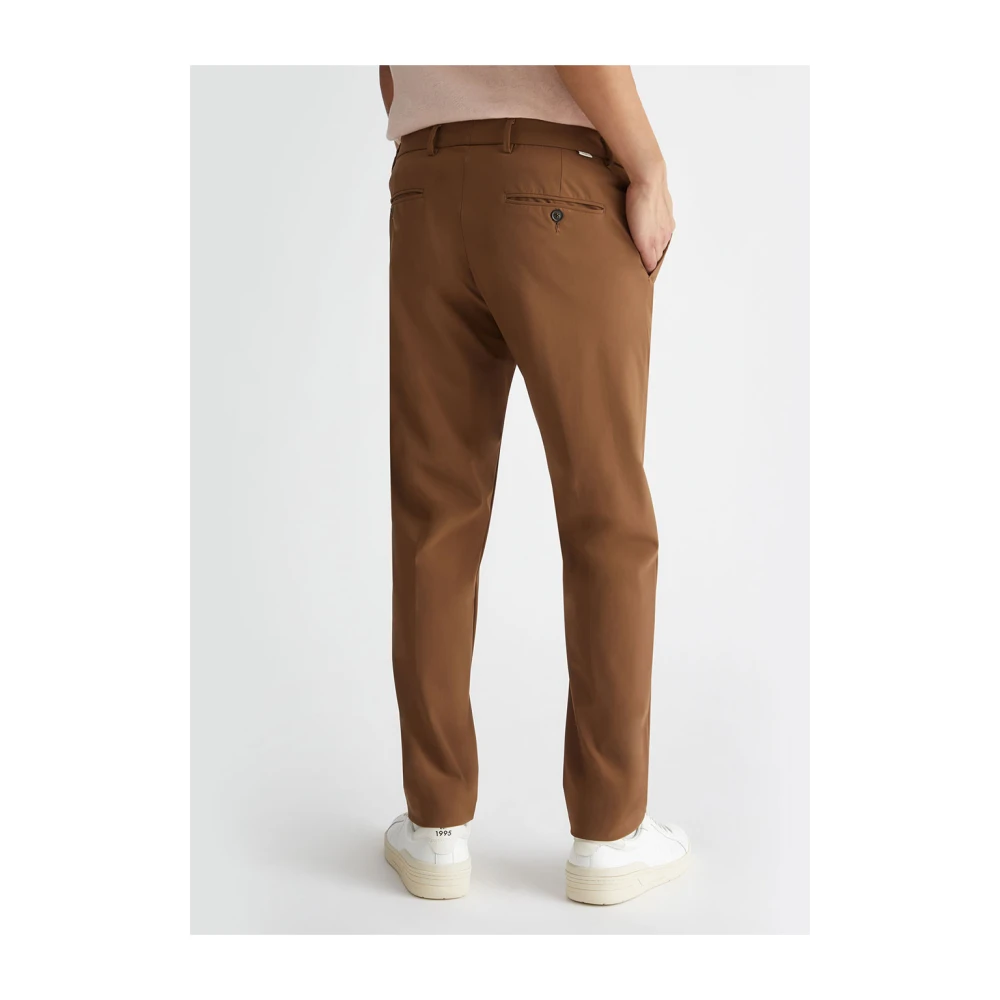 Liu Jo Slim Fit Chino Broek Bruin Brown Heren