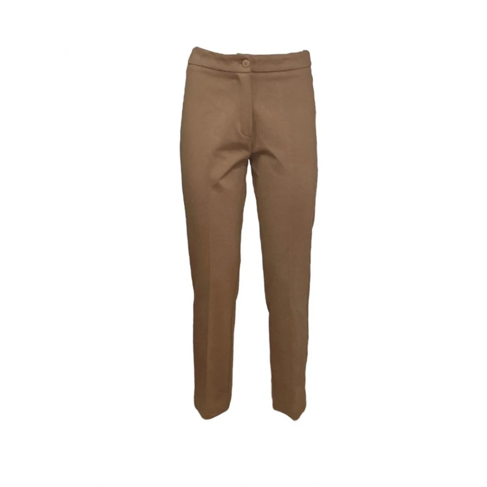 H2O Polyester Rechte Broek met Kleine Zijgleuven Beige Heren