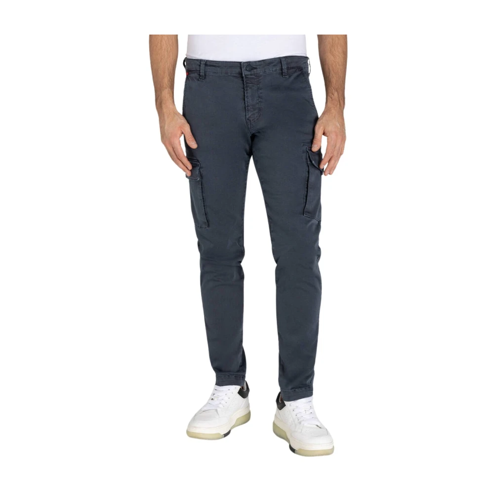 MAC Chino Broek Blue Heren