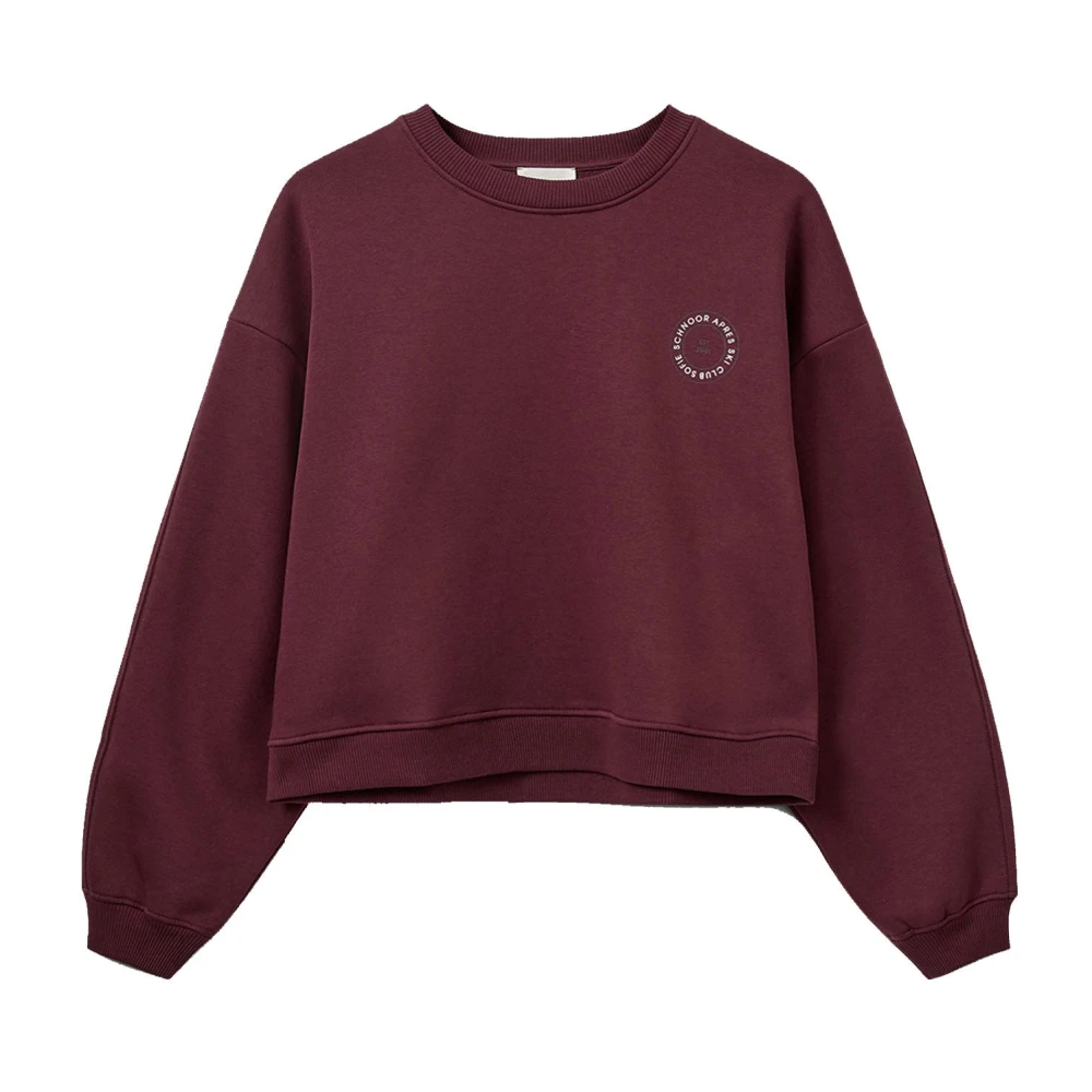 Sofie Schnoor Purple Sweatshirts, Female, M, Elisw Sweatshirt