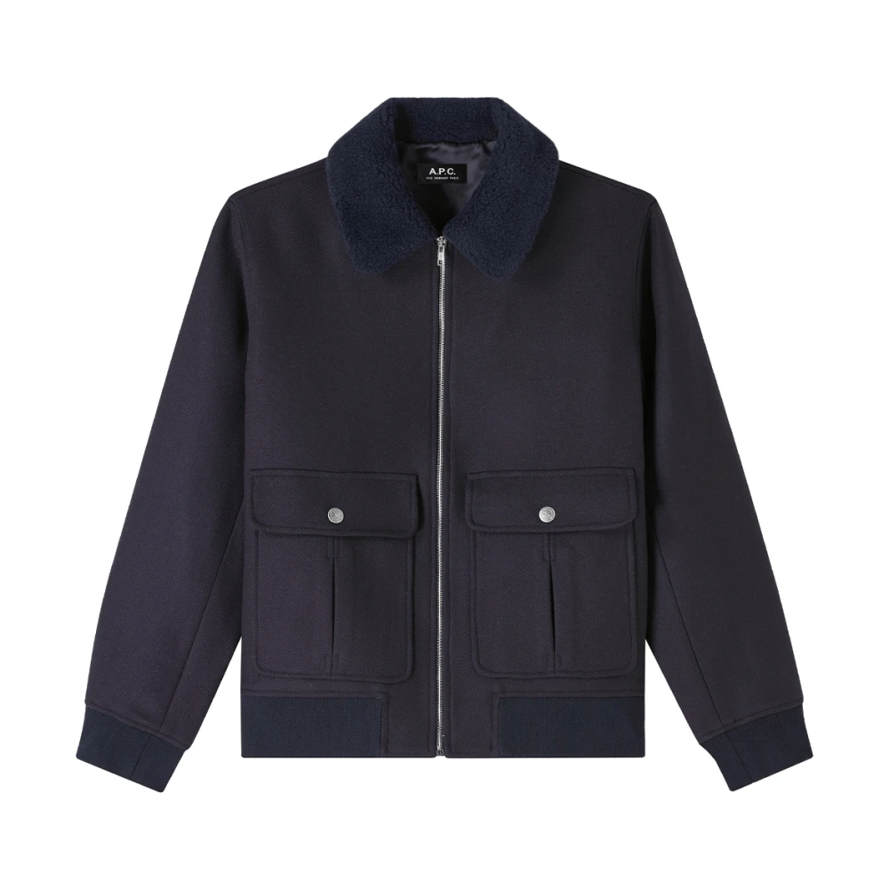 A.p.c. Stijlvolle New Ben Blouson Jas Blue Heren