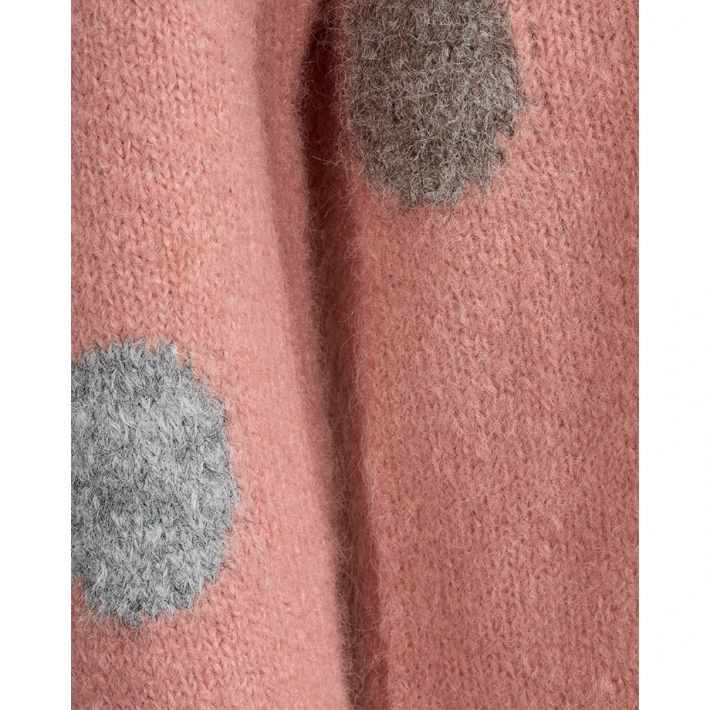 Freequent Gestippelde roze pullover must-have Pink Dames