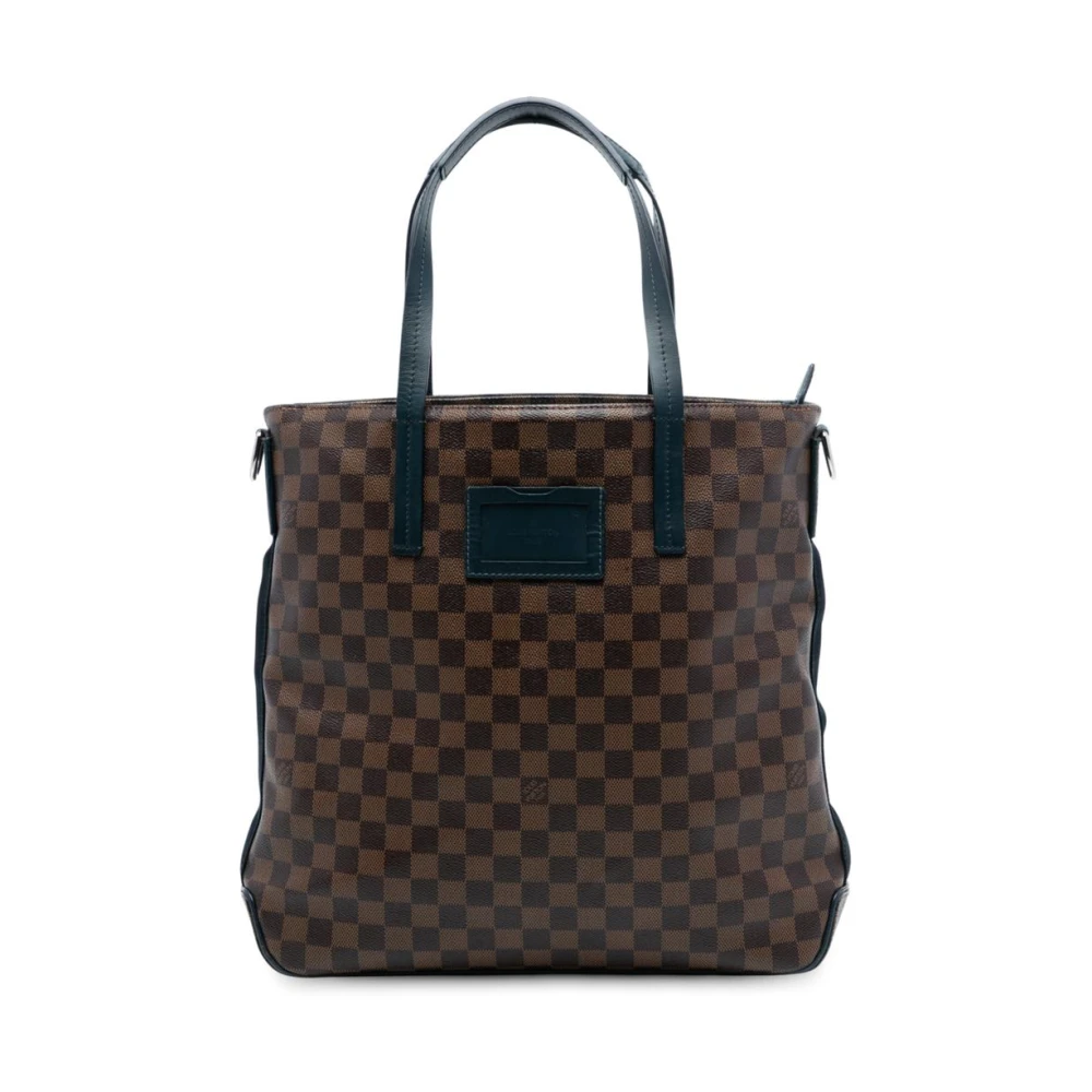 Louis Vuitton Vintage Women's Brown Pre-Owned Structured Tote Bag