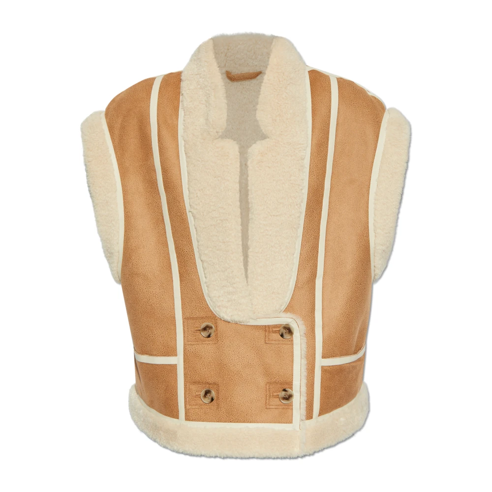 Munthe Omkeerbaar vest 'Fikaly' Brown Dames
