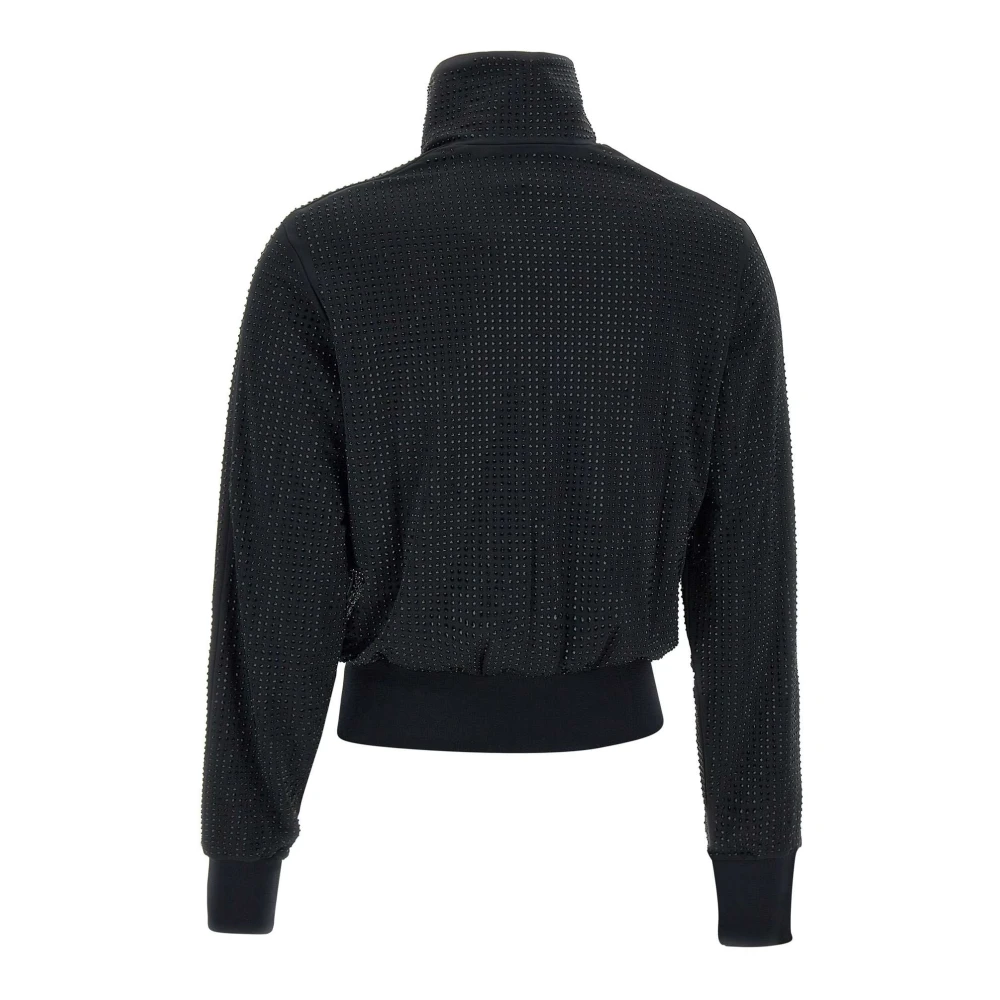 Adidas Rhinestone Track Top Sweatshirt Zwart Black Dames
