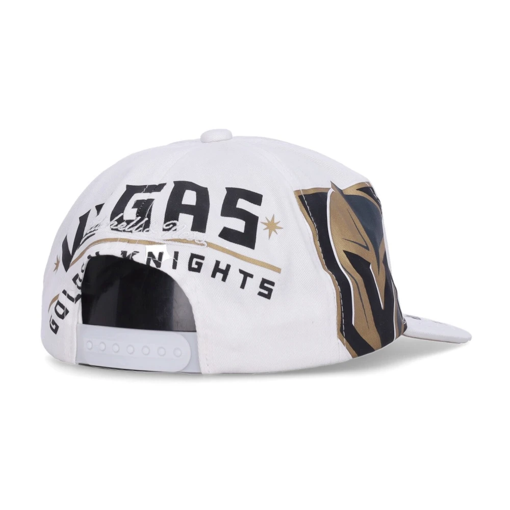 Mitchell & Ness NHL Vegas Golden Knights Platte Klep Pet White Heren