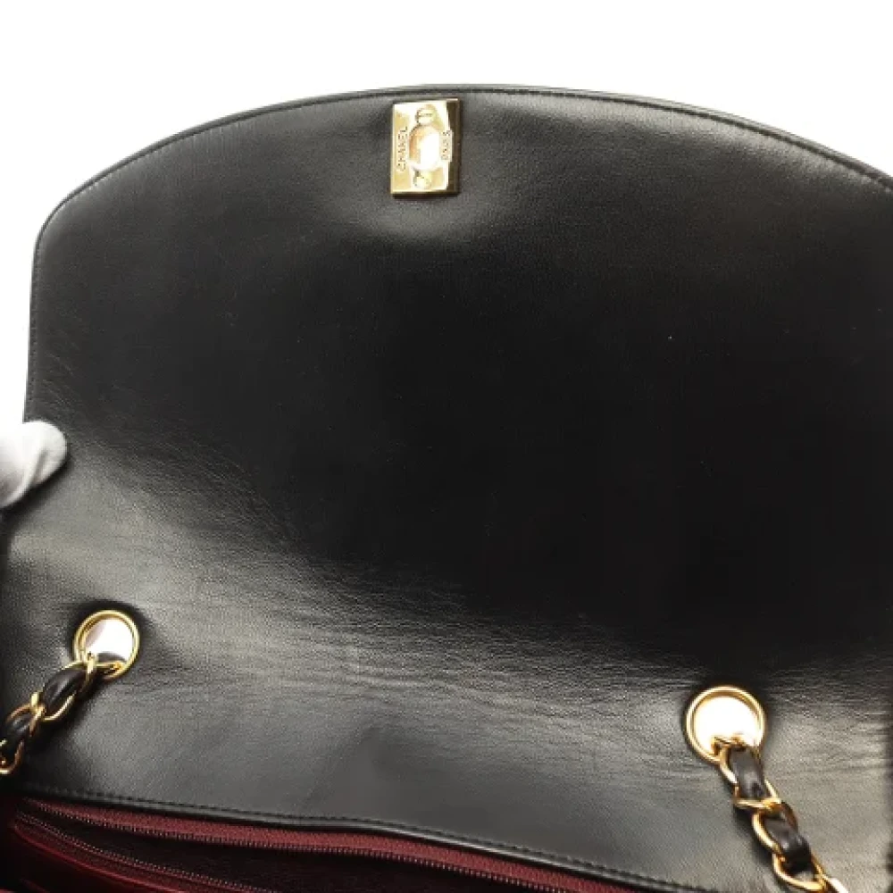 Chanel Vintage Pre-owned Leather chanel-bags Black Dames