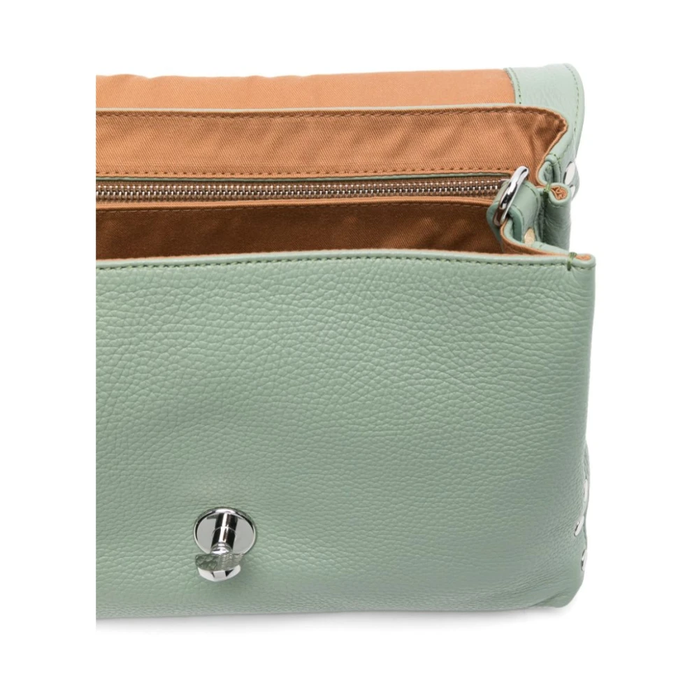 Zanellato Groene Twist-Lock Schoudertas Green Dames