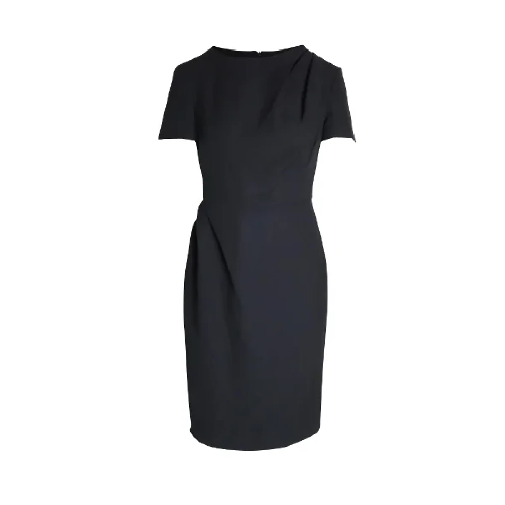Armani Pre-owned Polyester dresses Black Dames