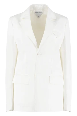 Bomullsblazer Revers Fickor