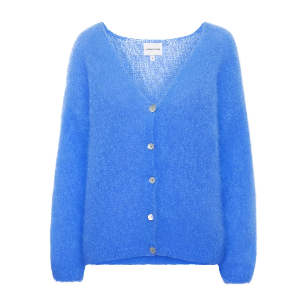 American Dreams Batik-geïnspireerde Cornelia Cardigan in Hemelsblauw Blue Dames